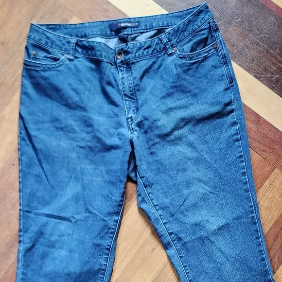 Denim 24/7 Medium Wash Boot Cut Jeans Size 14W - Picture 4 of 14